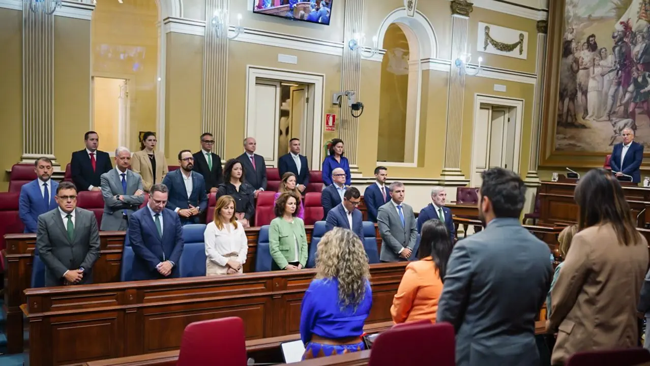 Minuto de silencio Parlamento