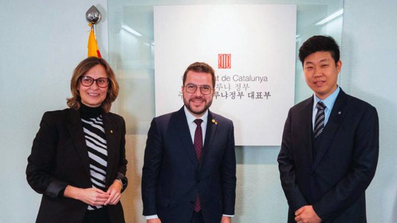 Delegacion catalana en Seul