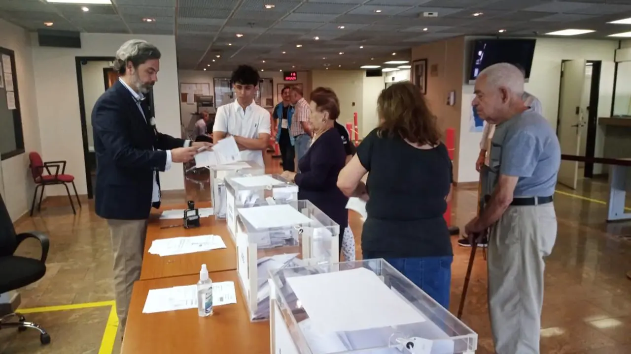 Votación en Caracas