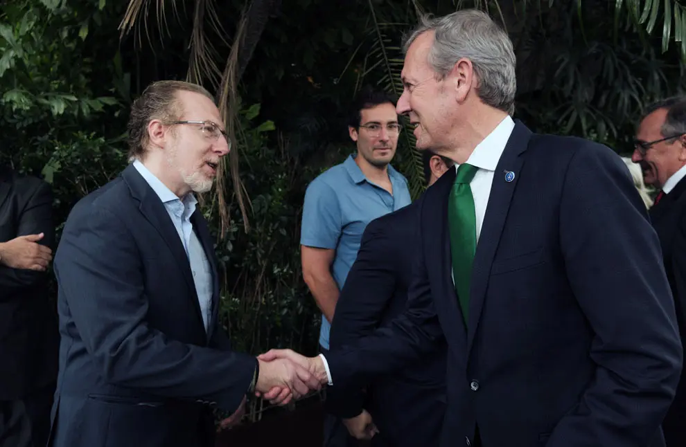 O presidente da Xunta de Galicia, Alfonso Rueda, mantén un almorzo de traballo con institucións e empresas españolas e brasileñas. Restaurante Rubaiyat Faria Lima (São Paulo, Brasil), 21/11/24.