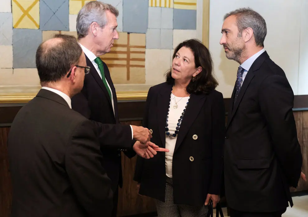 O presidente da Xunta de Galicia, Alfonso Rueda, mantén un almorzo de traballo con institucións e empresas españolas e brasileñas. Restaurante Rubaiyat Faria Lima (São Paulo, Brasil), 21/11/24.