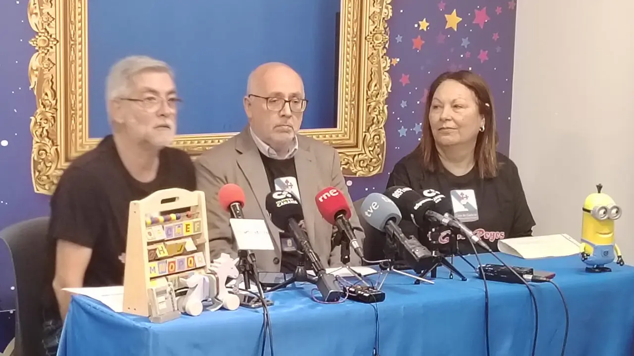 Inicio de la campaña.Albino Aneiros, Antonio Morales y Carmen Luz Vargas