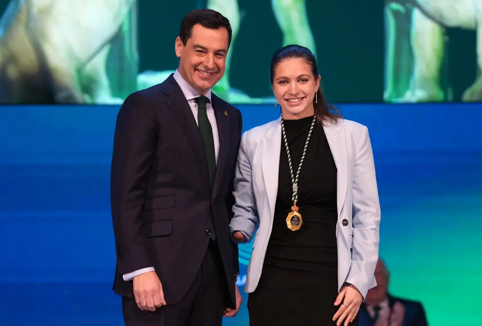 Medalla a Anastasiya Dmytriv