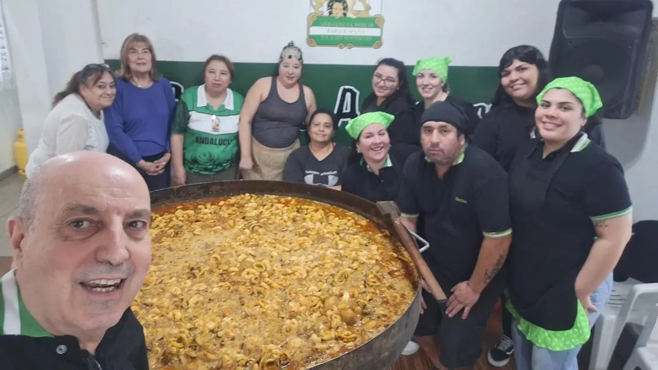 Paella en la Casa de Andalucía Comodoro Rivadavia 3