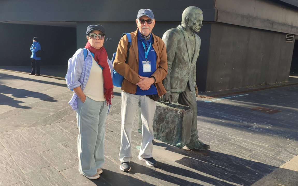Ricardo Zuñiga y su esposa