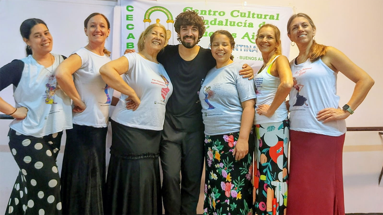 Con el Ballet Luna Rociera del Cecaba