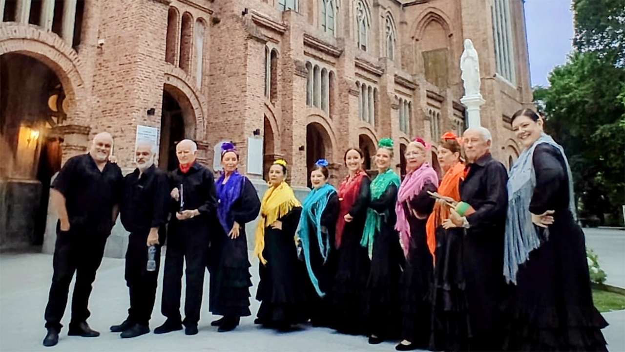 El coro y los músicos