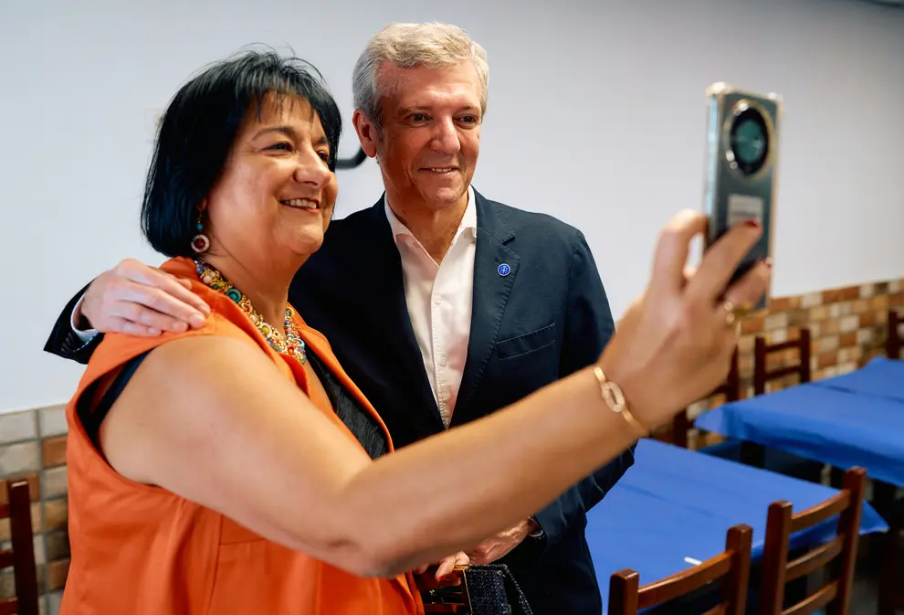 O presidente da Xunta, Alfonso Rueda, visita a asociaci&oacute;n Casa de Galicia de Las Palmas de Gran Canaria. Casa de Galicia (Las Palmas), 22/05/26.