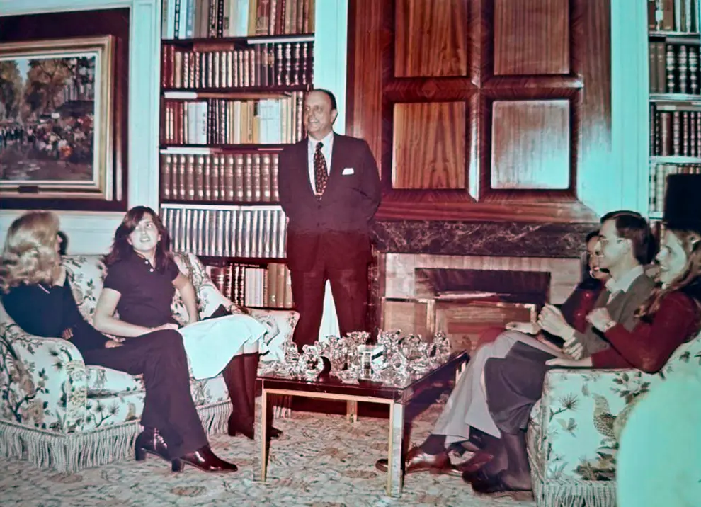 MANUEL FRAGA IRIBARME Y SU FAMILIA