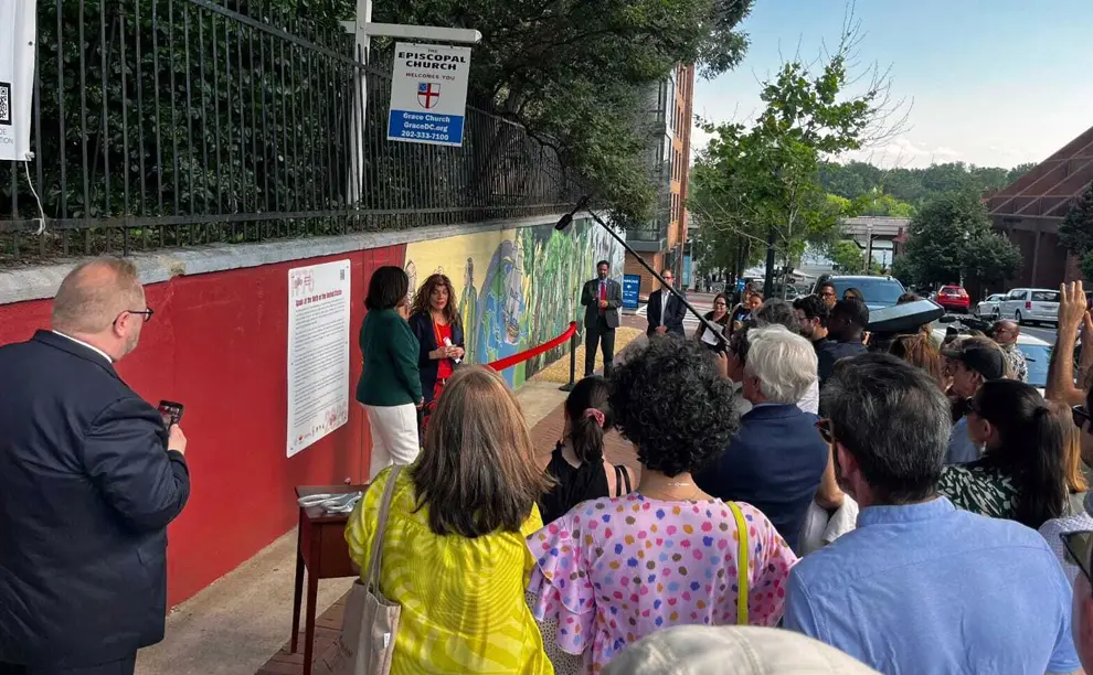 Washington-Inauguran mural 1
