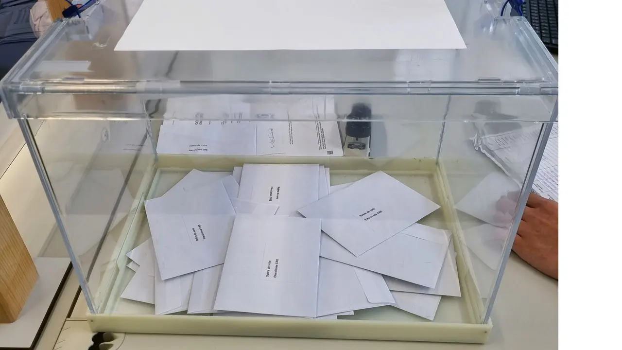 Urna Votacion Elecciones CRE de Francfort