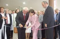 Rubio Vidal, durante la inauguración del centro de llamadas.
