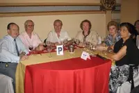 De izq. a dcha.: José Luis García Morales, José Manuel Sánchez Navero, José Benito López Carballeda y sus sras. esposas.