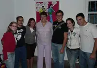  Soneira con integrantes del PSOE en Venezuela.