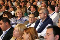 Avelino Garcia Melle -segundo de la segunda fila-, durante el Congreso.