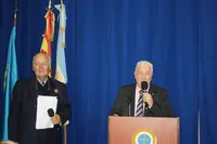  El presidente de la Asociación Casina, José Manuel Posadas, durante su intervención.