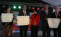 Beatriz Lagoa, Pedro Bello, Pilar Pin, Rafael Estrella y Venancio Blanco.