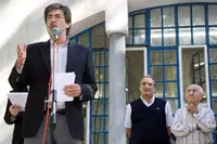  El consejero de Trabajo, Guillermo Hernández Cerviño, durante su intervención en el acto.