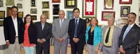 Martínez Maíllo y Bermúdez, junto a los presidentes de los centros castellanos y leoneses.