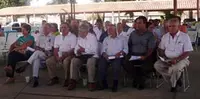  Parte de los representantes de las entidades canarias presentes.