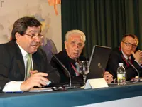 Un instante de la inauguración.