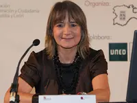 Julia Hernando, vicepresidenta de la Federaci&oacute;n Sociedades Castilla y Le&oacute;n Argentina. 