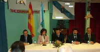Pilar Pin, durante su intervenci&oacute;n en la entrega de diplomas en \'A Nosa Galiza\' de Ginebra.