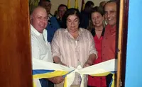  La viceconsejera inaugura la Oficina del Gobierno de Canarias en El Tigre, escoltada por José Luis Ferrera, Jenny Capllonch y Jacinto Pérez Acosta.