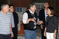 Beatriz Mato recorri&oacute; las obras de la residencia geri&aacute;trica que la Sociedad Hijos de Boiro est&aacute; edificando en Avellaneda.