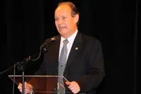  Antonio Piñón, durante su intervención en la toma de posesión de la nueva Junta. 