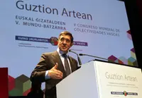  Patxi López, en un momento de su intervención. 