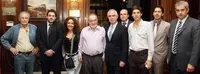  Miras Portugal, con miembros de la Embajada y de la directiva de la Federación de Sociedades Gallegas en Argentina. 