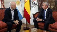 El presidente de la Xunta de Galicia, Alfonso Rueda se reunje con el Jefe de Gobierno de la Cuidad de Buenos Aires, Horacio Rodriguez Larreta