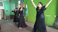 Foto 4- Bailaoras de la Escuela de Danza del Centro Andaluz