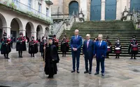 OURENSE   12,00 h.-            O presidente da Xunta, Alfonso Rueda, acompañado do conselleiro de Emprego, Comercio e Emigración, José González, asistirá ao acto de entrega do premio Ourensanía 2024 a Olegario Vázquez Raña. No Teatro Principal (rúa da Paz, 9) OURENSE   12,00 h.-            O presidente da Xunta, Alfonso Rueda, acompañado do conselleiro de Emprego, Comercio e Emigración, José González, asistirá ao acto de entrega do premio Ourensanía 2024 a Olegario Vázquez Raña. No Teatro Principal (rúa da Paz, 9)