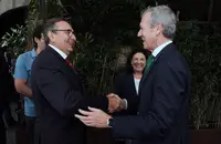 O presidente da Xunta de Galicia, Alfonso Rueda, mantén un almorzo de traballo con institucións e empresas españolas e brasileñas. Restaurante Rubaiyat Faria Lima (São Paulo, Brasil), 21/11/24.