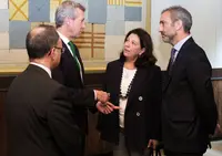 O presidente da Xunta de Galicia, Alfonso Rueda, mantén un almorzo de traballo con institucións e empresas españolas e brasileñas. Restaurante Rubaiyat Faria Lima (São Paulo, Brasil), 21/11/24.