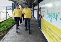 O titular do Goberno galego, Alfonso Rueda, visita a planta de Gerdau en Araçariguama para coñecer a colaboración de Russula, empresa de enxeñería galega, coa principal multinacional siderúrxica no Brasil. Araçariguama (Sao Paulo, Brasil), 21/11/24.