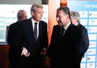 O titular do Goberno galego, Alfonso Rueda, participa na cea de gala e na entrega dos Títulos de Excelencia Galega 2025 organizada por AEGA-CAT.  Eurostars Grand Marina (Barcelona), 11/07/25.