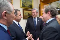 O presidente da Xunta, Alfonso Rueda, participa no acto do 69º aniversario do Lar Gallego de Sevilla. Lar Gallego  (Sevilla), 22/11/25.