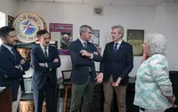 O titular do Goberno auton&oacute;mico, Alfonso Rueda, visita o Centro Galego de Santa Cruz de Tenerife, 21/05/26.