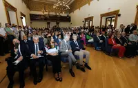 O titular do Executivo galego, Alfonso Rueda, asiste &aacute; inauguraci&oacute;n do Consulado Honorario de M&eacute;xico. Consulado Honorario de M&eacute;xico (Ourense), 10/06/26.