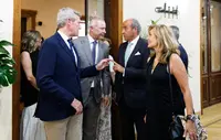 O titular do Executivo galego, Alfonso Rueda, asiste &aacute; inauguraci&oacute;n do Consulado Honorario de M&eacute;xico. Consulado Honorario de M&eacute;xico (Ourense), 10/06/26.