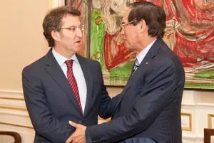 PAZO DE RAXOI
12,30 h.-     O presidente da Xunta, Alberto Núñez Feijóo, manterá un encontro co embaixador de Filipinas en España, Carlos Salinas, e cunha delegación de representantes políticos do país de visita institucional en Galicia. 
foto xoán crespo
21/04/14