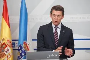 Alberto Núñez Feijóo comparecerá en rolda de prensa para dar conta dos asuntos tratados na reunión do Consello. Na sala de prensa de Consello.
foto xoán crespo
28/05/14