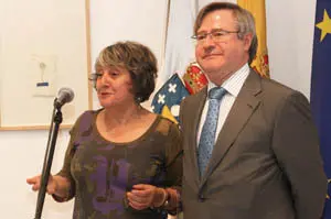 Ramón Jiménez y Pilar Pérez Abilleira en la presentación