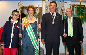 Los Rocieros 2014, con nuestro Presidente Santiago