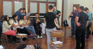 Mar Plata.Xuntanza panderetas