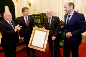 alberto nunez feijoo preside o acto de entrega do premio otero pedrayo