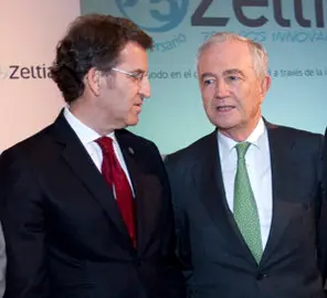 alberto nunez feijoo preside o acto de clausura do 75 aniversario do grupo zeltia
foto: ana varela